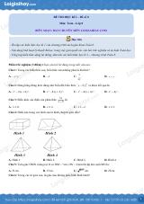 Đề thi học kì 1 Toán 8 Chân trời sáng tạo - Đề số 8